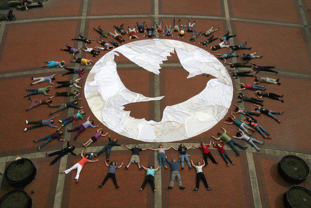 PEACE DOVE MANDALA