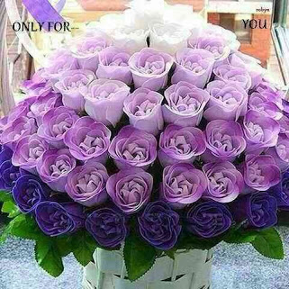 purple rose bouquet