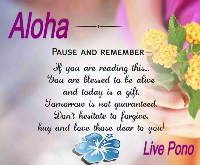 aloha thought