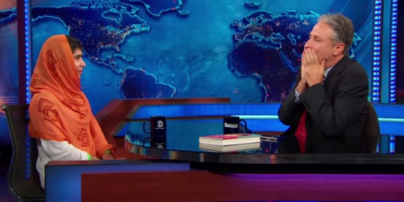 Yousafzai left Jon Stewart speechless during an appearance on the Daily Show last year.