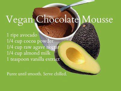 vegan choco mousse