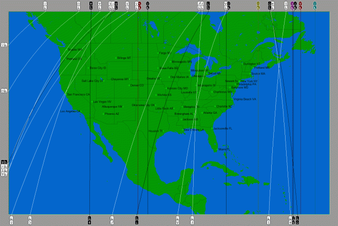 Saturn Enters Sagittarius 2014-12-23 (US Map)
