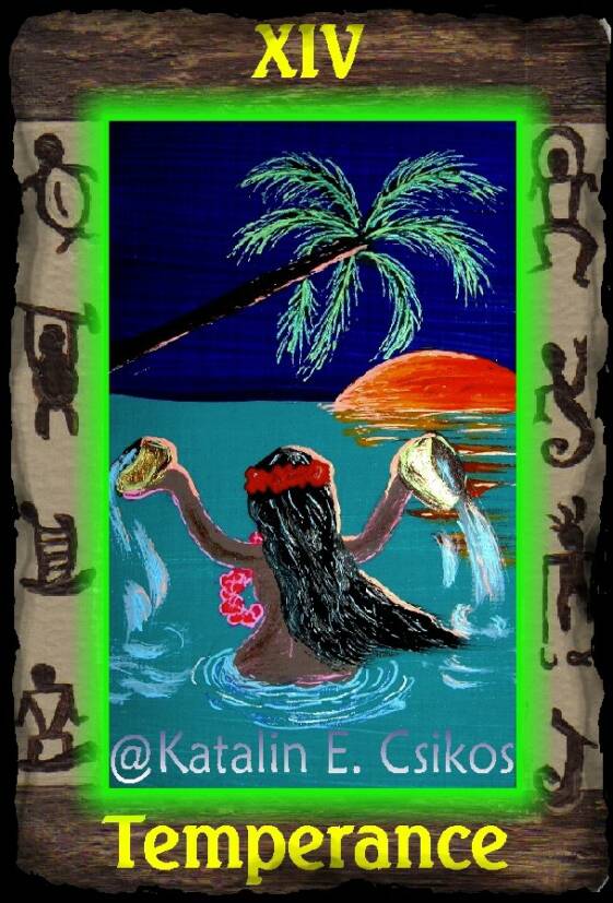 Hawaiian_Tarot_Temperance_14