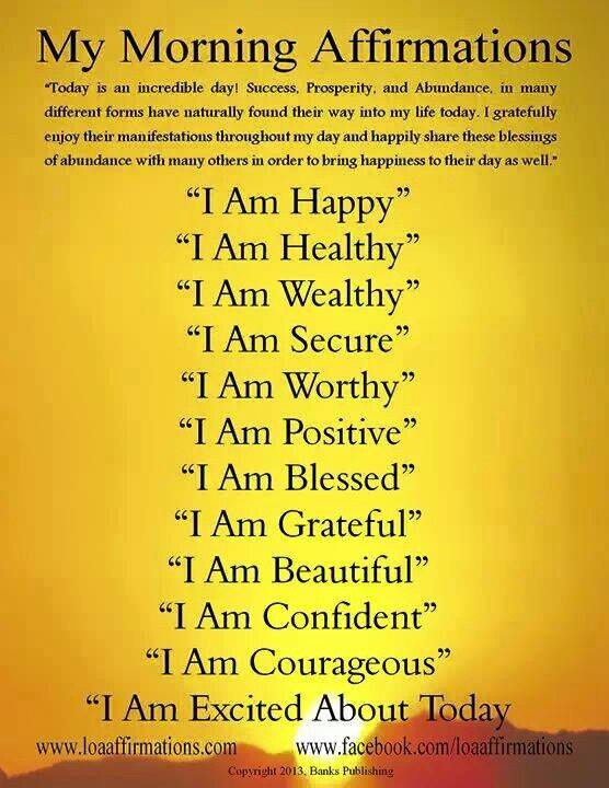 Morning Affirmations