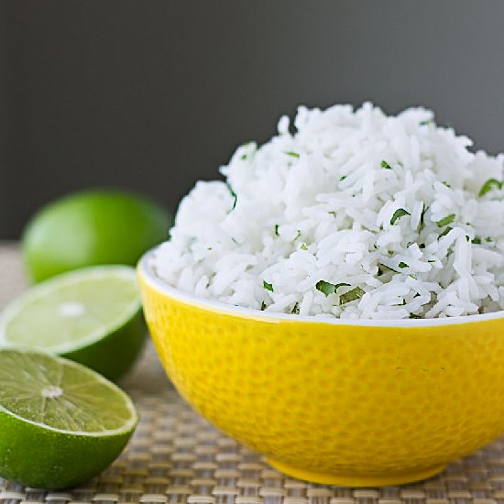 Chipotle Cilantro Lime Rice - click here for the recipe