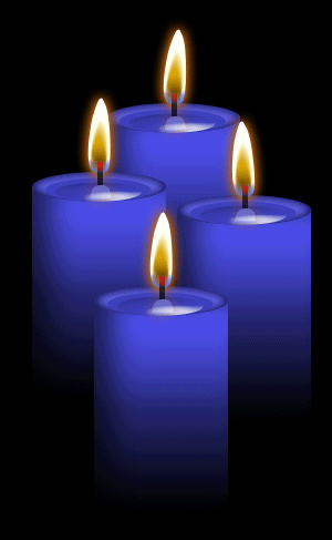 BLUE-CANDLES