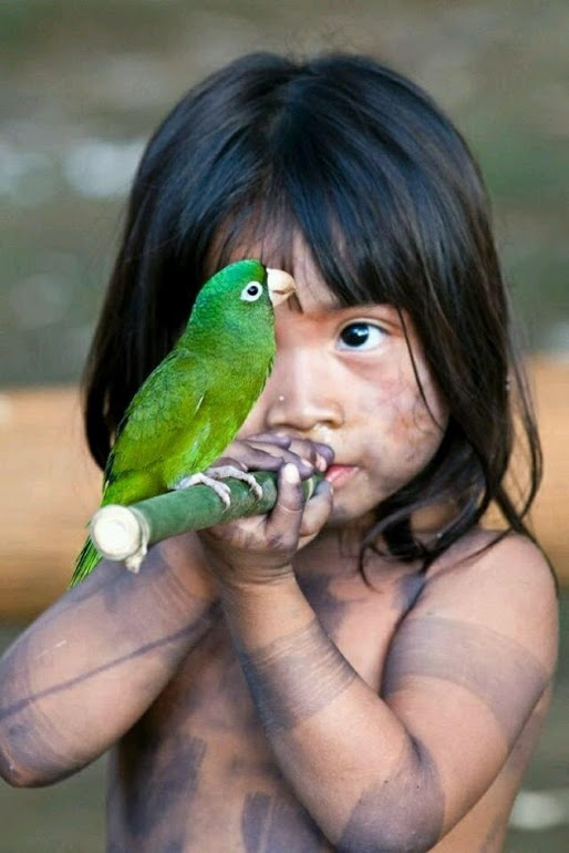 girl-parrot